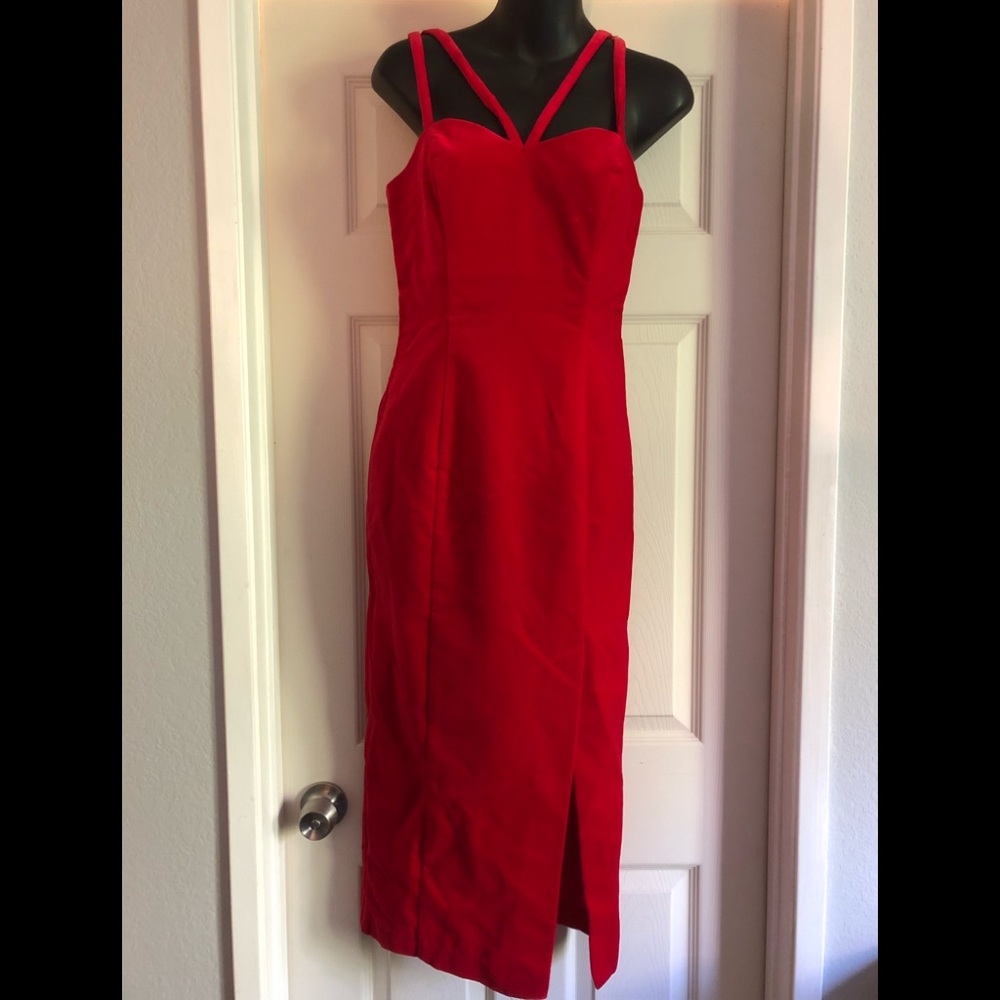 HOST PIC!!! Vintage Guess Long Velvet Dress